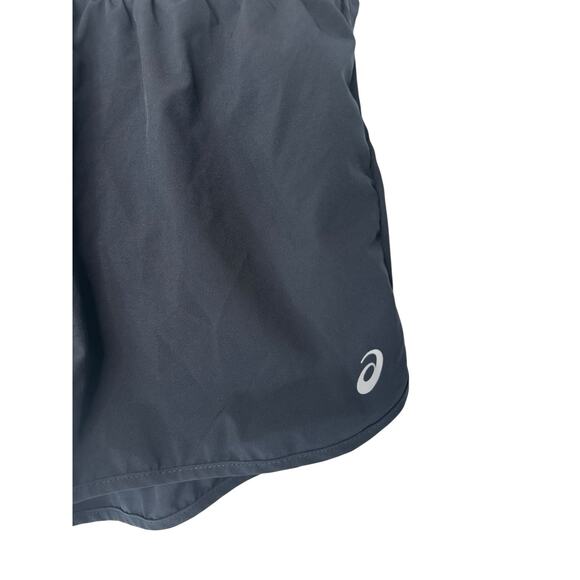 Asics Running Shorts Women's Black Athletic Workout Basic Pull On Medium - Picture 3 of 9